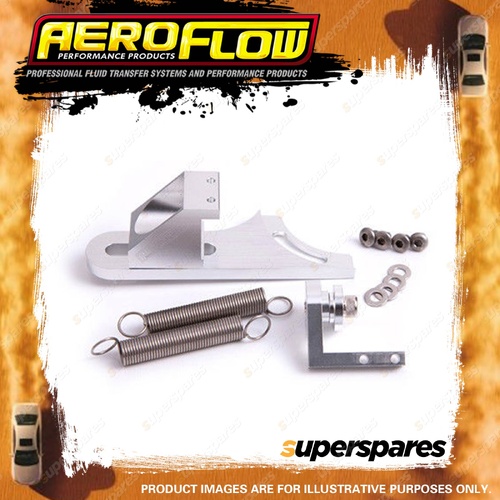 Aeroflow Brand Billet Return Spring Assembly 4150 Style Silver Finish
