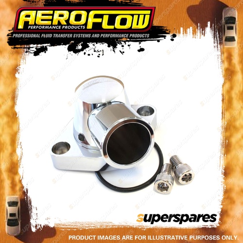 Aeroflow Brand Billet Thermostat Housing Chrome Suits for Chevy SBC / BB