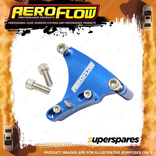 Aeroflow Adjustable Billet Timing Pointer Blue Suit Small Block Chevy 7-1/4"