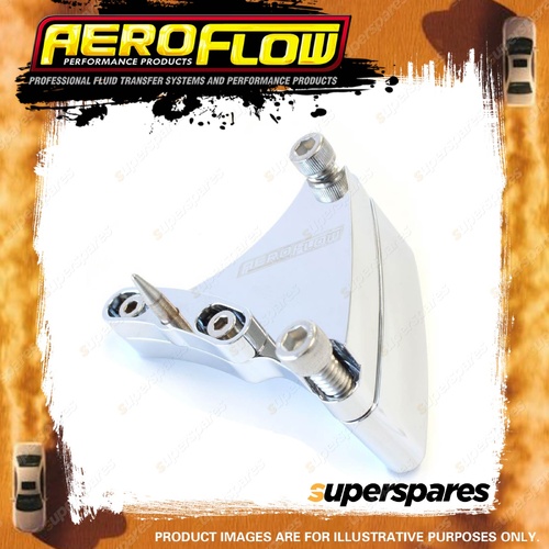 Aeroflow Adjustable Billet Timing Pointer Chrome Suit Small Block Chevy 7-1/4"