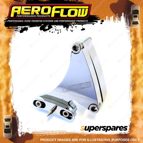 Aeroflow Adjustable Billet Timing Pointer Chrome Suit Small Block Chevy 6-1/4"