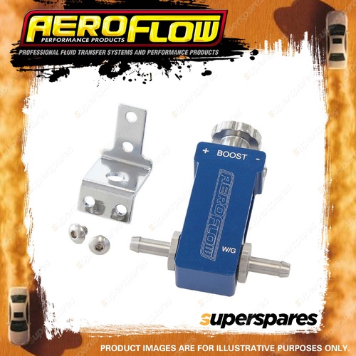 Aeroflow Brand Manual Adjustable Boost Controller Tee Blue Finish
