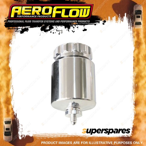 Aeroflow Billet Universal Remote Brake/Clutch Reservoir Polished Finish