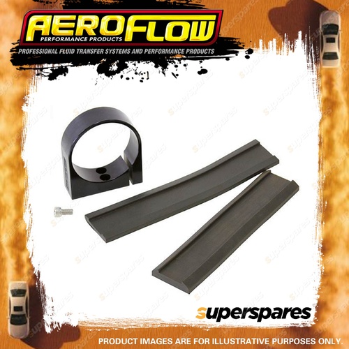 Aeroflow Single Billet Fuel Pump Bracket Black Suits Bosch 044 Fuel Pumps