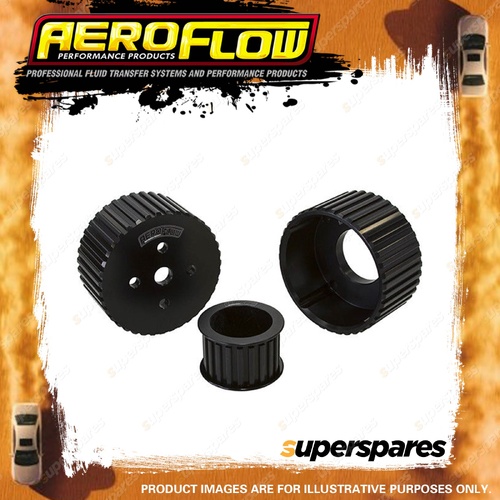 Aeroflow Gilmer Drive Kit Black Finish for Holden 253-308 V8 Water Pump