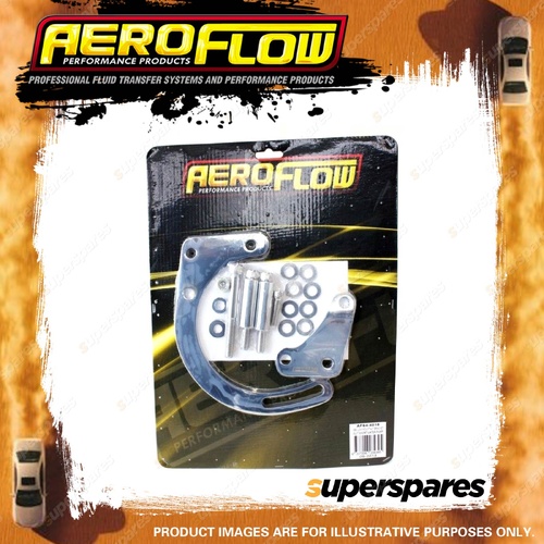 Aeroflow Low Mount Alternator Bracket Chrome With Short Water Pump AF64-4015