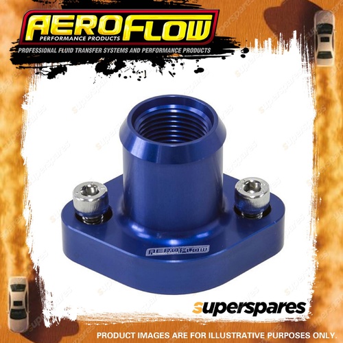 Aeroflow Billet Top Water Housing - Blue Suit for for Holden RB30 Engines