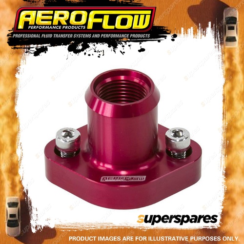 Aeroflow Billet Top Water Housing - Red Suit for for Holden RB30 Engines