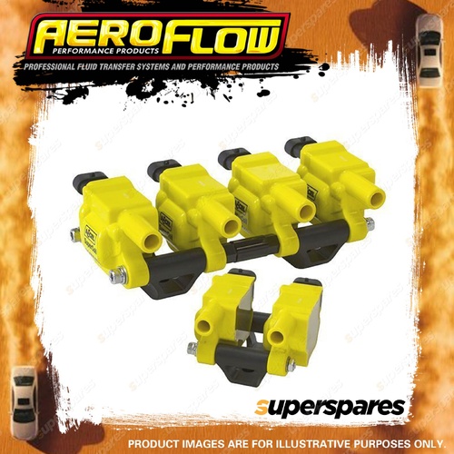 Aeroflow Brand Billet Ls2/Ls3/Ls7 Coil Relocation Kit Black Finish