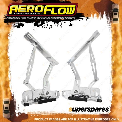 Aeroflow Billet Bonnet Hinge Kit Polished Finish for Holden Hq-Wb Torana Lh-Uc