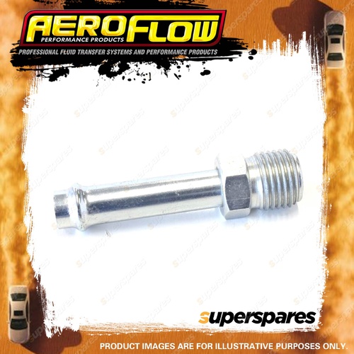 Aeroflow Straight Holley / Stromberg Inlet Fitting 1/2" -20 Thread To 5/16" Barb