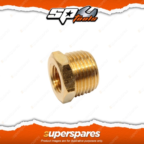 SP Tools Scorpion 1/4" F x 1/2" M Reducing Brass Bush - Offer Versatile Use