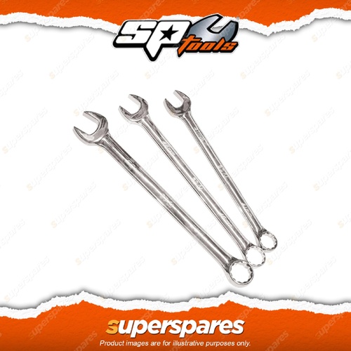 SP Tools 3Pcs Combination ROE Spanner Set - Jumbo Metric Wrench Cr-V Steel