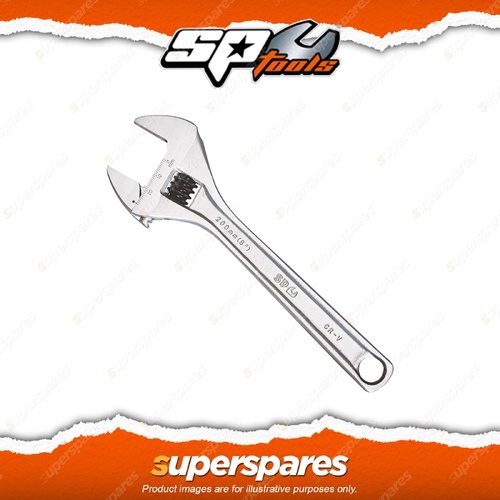 SP Tools Adjustable Wrench 100mm - Wide Jaw Premium Chrome Vanadium Steel