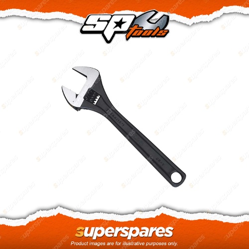SP Tools 375mm Adjustable Wrench - Wide Jaw Premium Black Individual