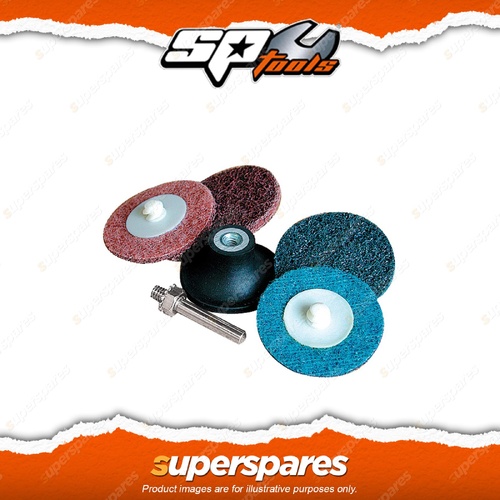 SP Tools Gasket Removal Kit - 2" Gasket Sander Pad Spindle Course Fine Discs