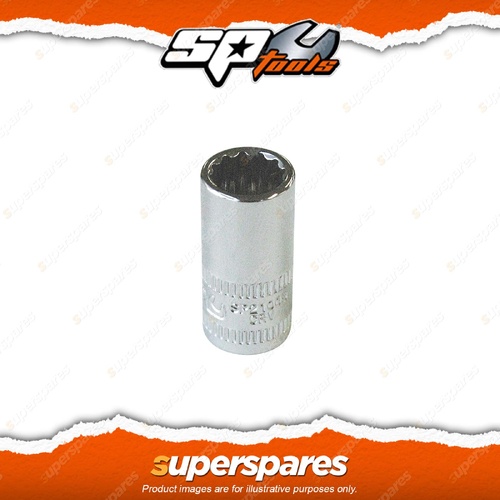 SP Tools 1/4" Drive Socket - 4mm 12 Point Metric Tough Triple Chrome Finish