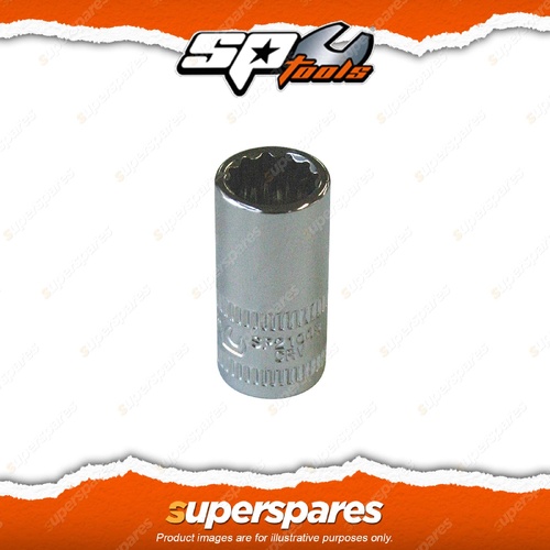 SP Tools 1/4" Drive Socket - 5mm 12 Point Metric Tough Triple Chrome Finish