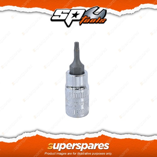 SP Tools 1/4" Driver Socket - Torx T09 Chrome Vanadium Steel for High Durability