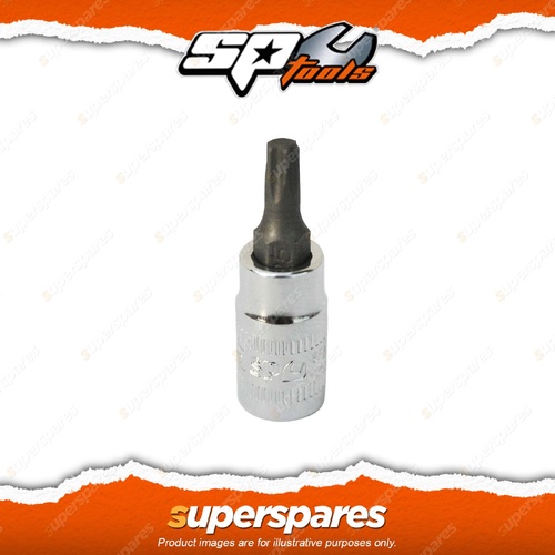 SP Tools 1/4" Drive Inhex Socket T10 Torx Bit Individual Cr-V Steel