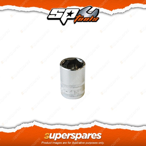 SP Tools 1/4" Drive Socket - 10mm 6 Point Metric Individual Chrome Vanadium