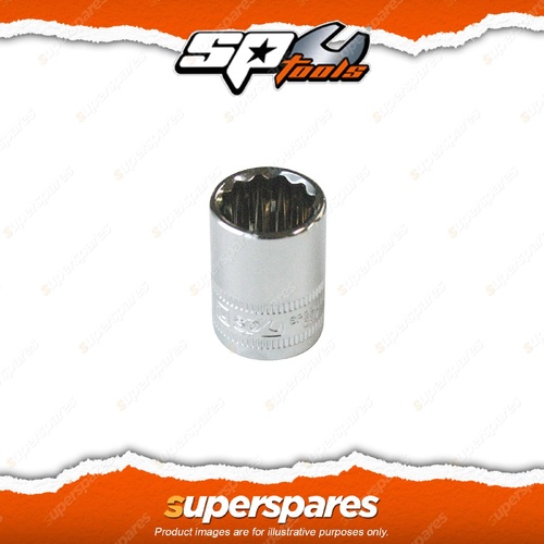 SP Tools 3/8" Drive Socket - 1/4" 12 Point SAE Individual Chrome Vanadium