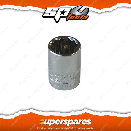 SP Tools 3/8" Drive Socket - 7/16" 12 Point SAE Individual Chrome Vanadium