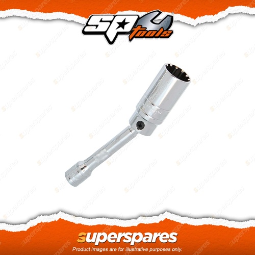 SP Tools 3/8" Drive Magnetic Spark Plug Spline Socket - Size 21mm 13/16"