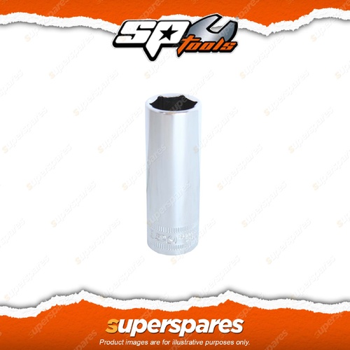 SP Tools 3/8" Drive Deep Socket - 7/16" 6 Point SAE Individual Cr-V Steel