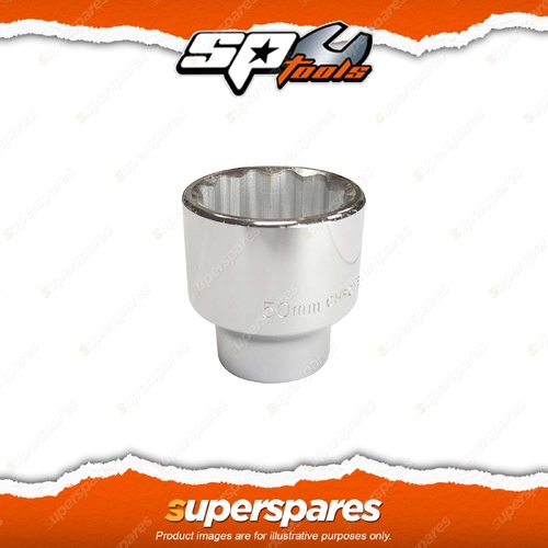 SP Tools 3/4" Drive Socket - 19mm 12 Point Metric Cr-V High Durability