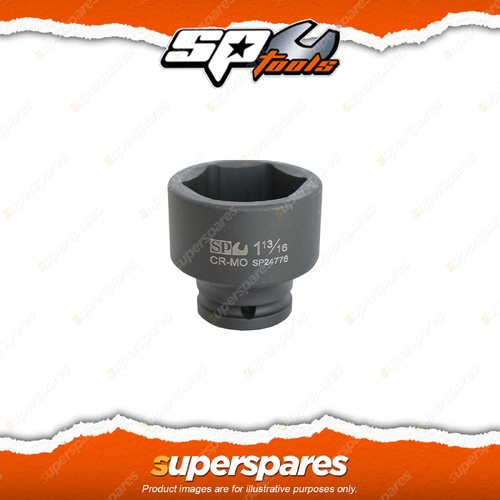 SP Tools 3/4" Drive Impact Socket - 2" 6 Point SAE Flat Drive Tech Cr-Mo