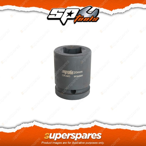 SP Tools 3/4" Drive Double Square Impact Socket - 17mm Metric Individual Cr-Mo
