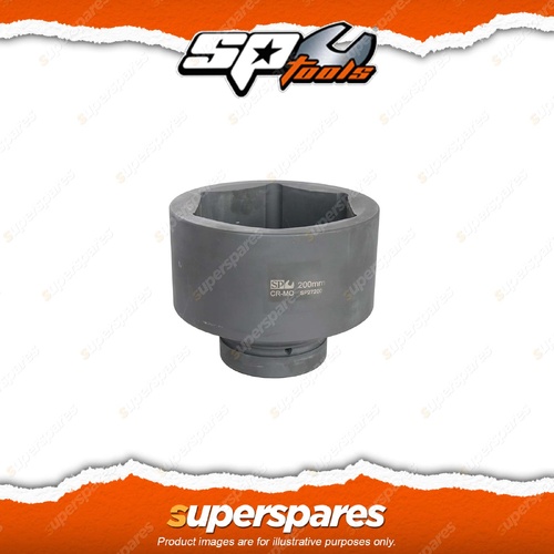 SP Tools 2-1/2" Drive Impact Socket - Size 75mm 6 Point Metric Individual Cr-Mo