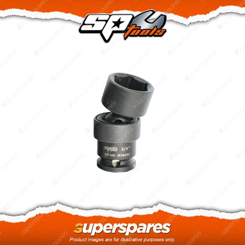 SP Tools 3/8" Drive 7/16" Impact Swivel Socket - 6 Point Chrome Molybdenum Steel