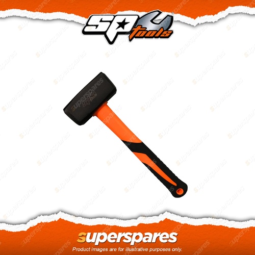 SP Tools Club Hammer - Fibreglass Handle 45oz Dual Striking Faces Steel Head