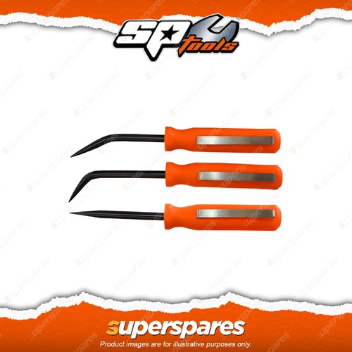 SP Tools 3Pcs Pry Bar Pocket Set - Auto Speciality 3/16" Diameter Alloy Steel