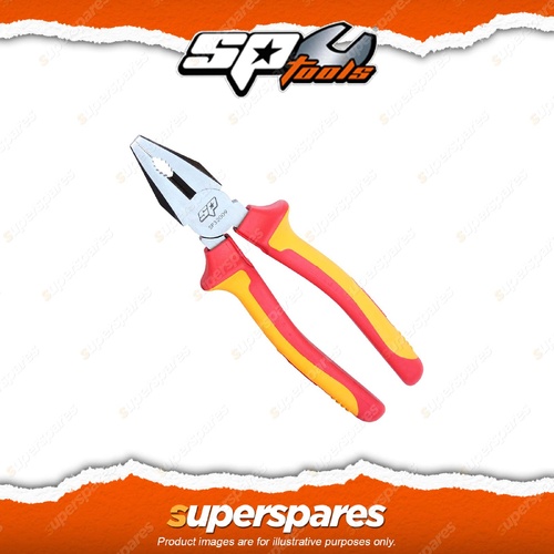 SP Tools 200mm Combination Plier - 1000V VDE Insulated Cr-V Steel Blades