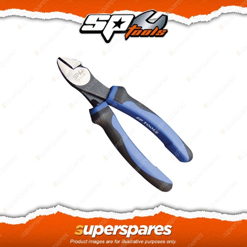 SP Tools Diagonal Cutters - 150mm High Leverage Cr-Mo Steel Blades Non-slip Grip