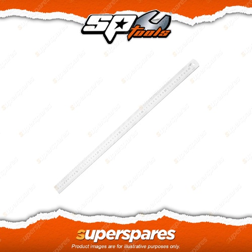 SP Tools Stainless Steel Ruler - 600mm/24" Metric/SAE Two Sides Graduations