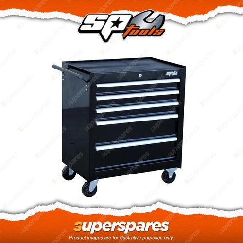 SP Tools 5 Drawer Custom Series Roller Cabinet - Robust Wall Construction