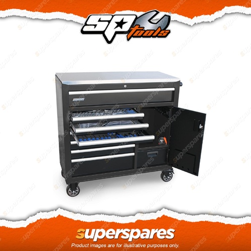 SP Tools 217Pcs Sumo Series Roller Cabinet Toolkit with Power Tool Cupboard