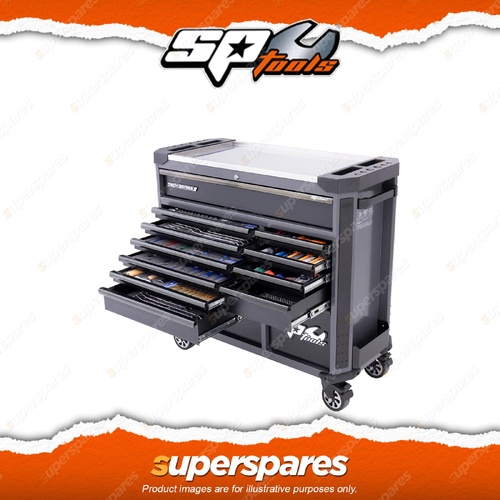 SP Tools 369Pcs Tech Series Roller Cabinet Toolkit - Metric/SAE 13 Drawer Black
