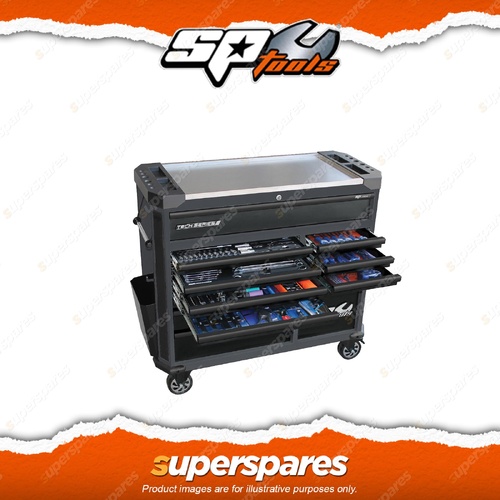SP Tools 386Pcs Tech Series Trade Technician Roller Cabinet Toolkit - Metric