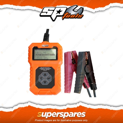 SP Tools Battery Charge & Cranking System Tester Deluxe Multilingual Interfaces
