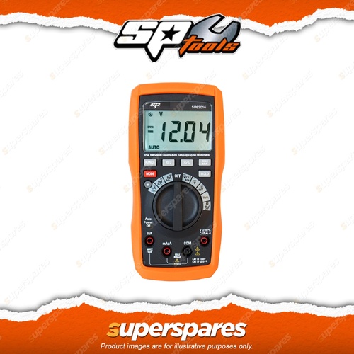 SP Tools Digital Multimeter - Deluxe Automotive - 0.8 to 100V Heavy Duty Use