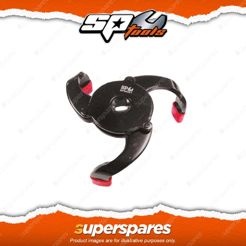 SP Tools Oil Filter Wrench - 3 Prong 3/8" Drive Suits Oil Filters 58mm-95mm