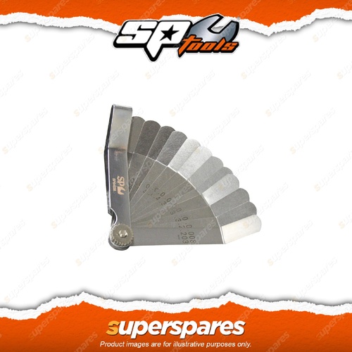 SP Tools 12Pcs Feeler Gauge Set - Offset Blade for Easy Tappet Clearance Measure