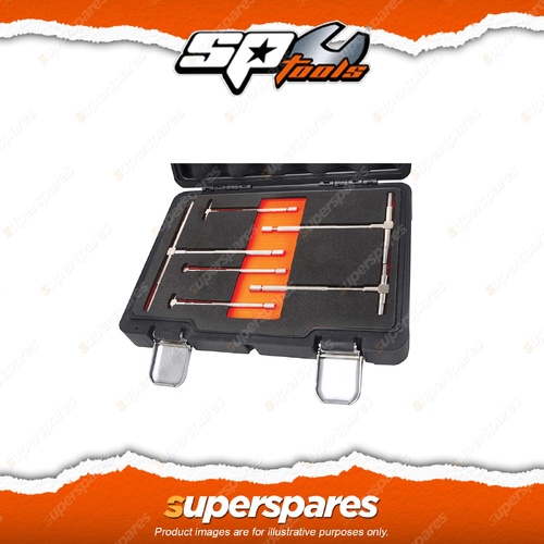 SP Tools 6Pcs Telescopic Gauge Set - Quick Measurement of Bore Diameters 8-150mm