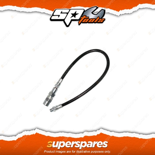 SP Tools 18" Grease Gun Flexible Hose - 1/8 NPT Working Pressure 4500 PSI