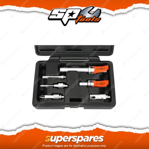 SP Tools 6Pcs Grease Gun Quick Release Coupler and Accessory Kit - Heavy Duty